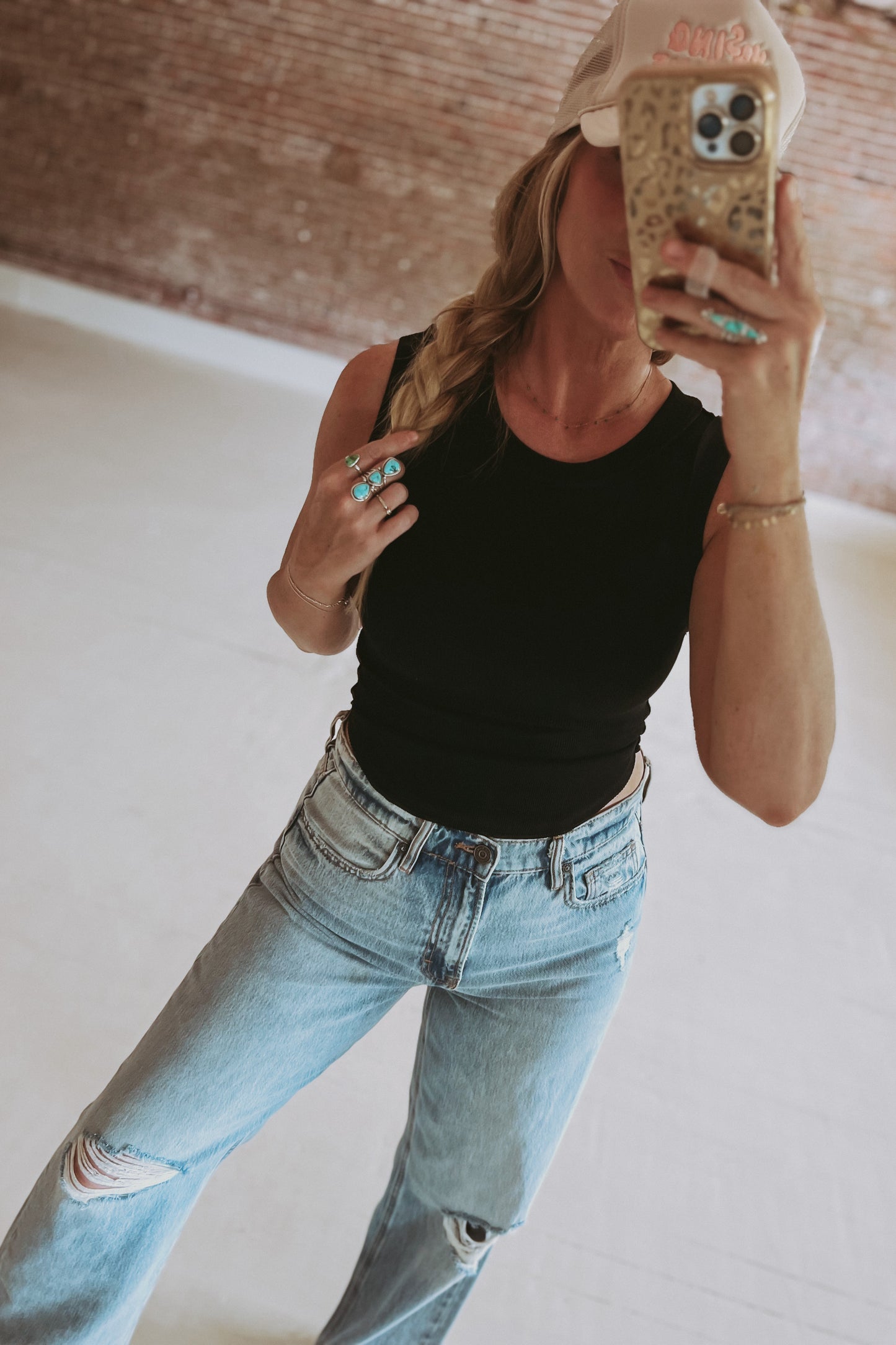 Inside-Out Casual Ribbed Tank
