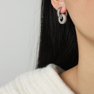 Birdie & Fern 2-in-1 Double-Hoop Earrings