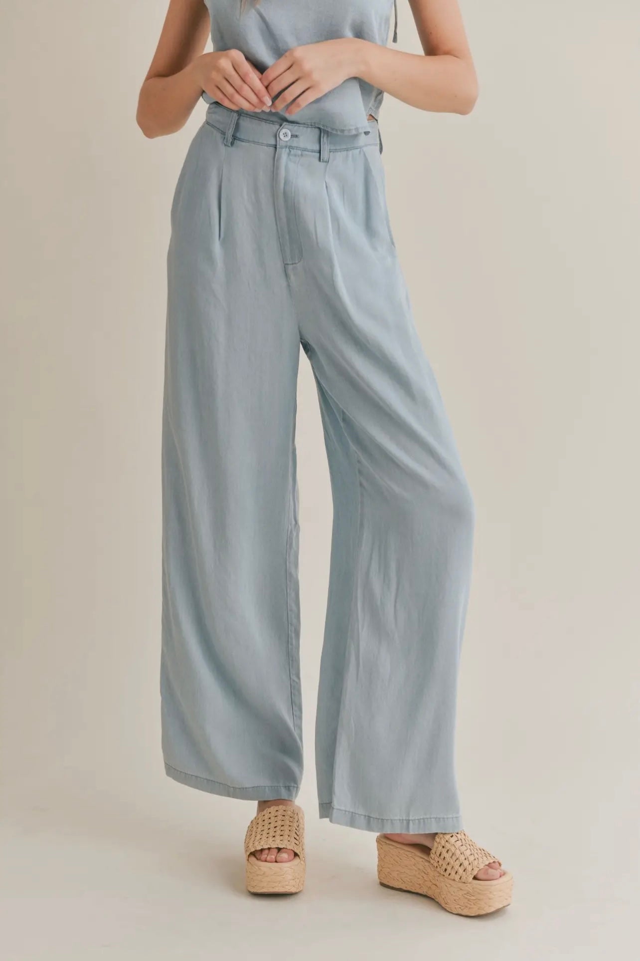 Easy Breezy Chambray Pants