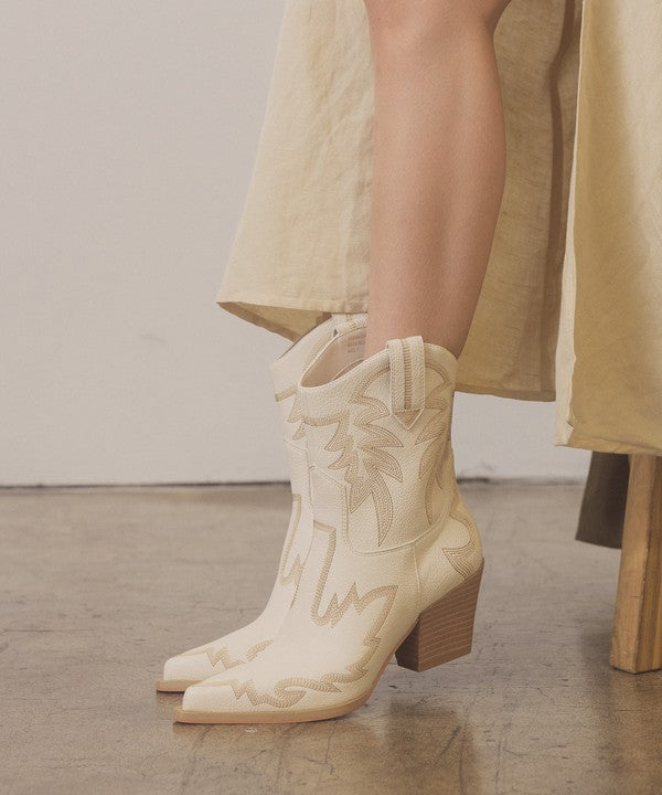 Nantes Classic Stitched Cowboy Boots
