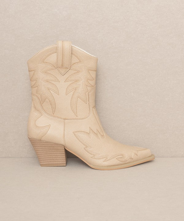 Nantes Classic Stitched Cowboy Boots