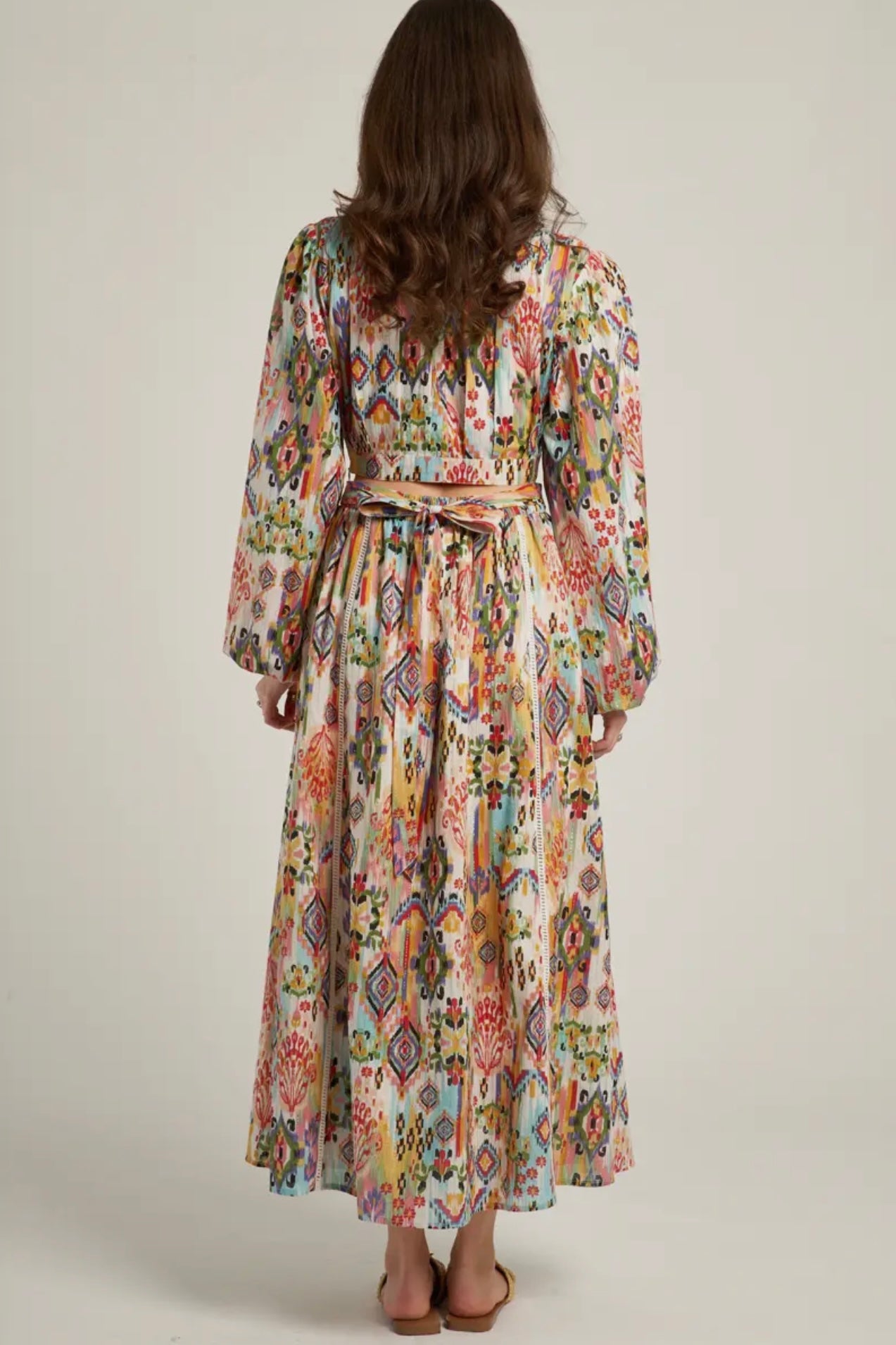 The Tulum Open Waist Maxi Dress