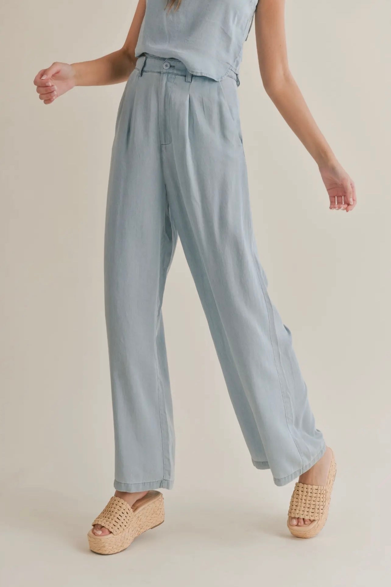 Easy Breezy Chambray Pants