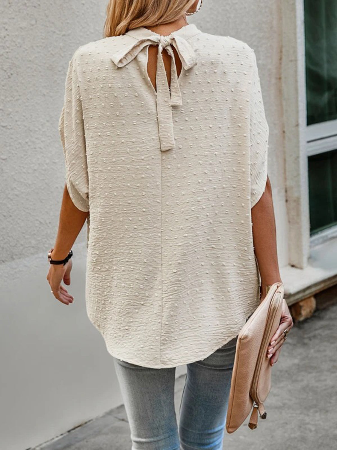 Soft & Breezy Swiss Dot Blouse