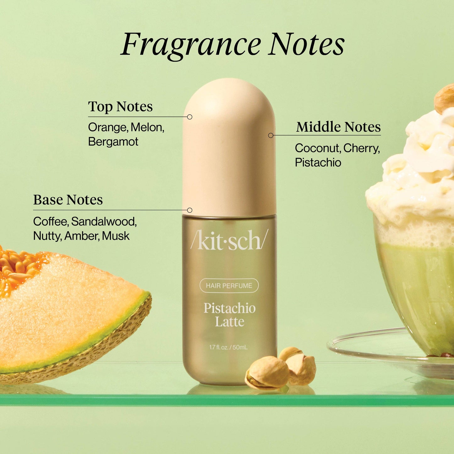 KITSCH Pistachio Latte Hair & Body Perfume Mist