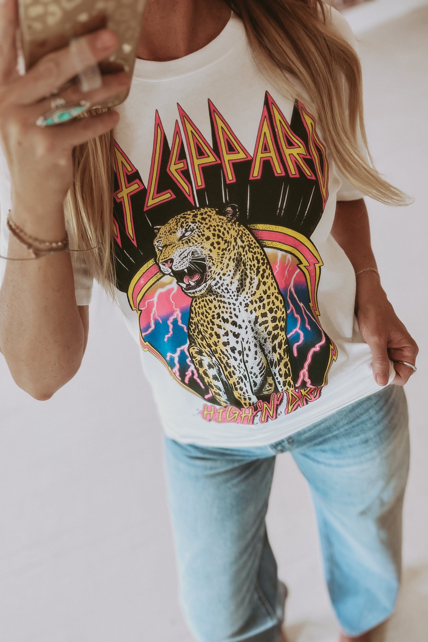 Def Leppard 'High N Dry' Tee