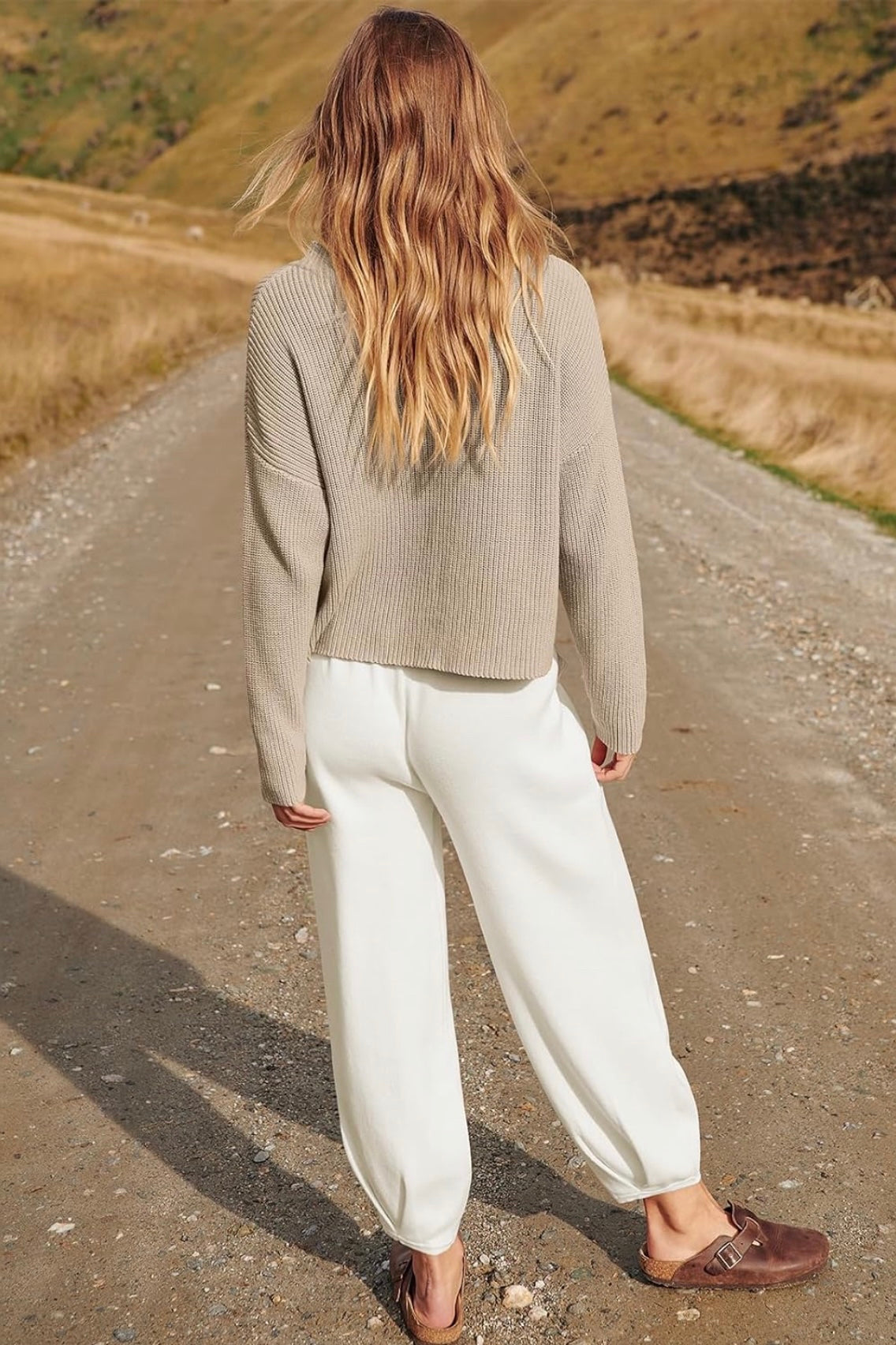 Knit Top and Joggers Set