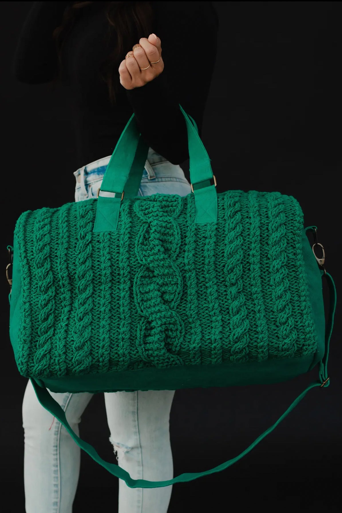 Not Your Average Knit Duffel