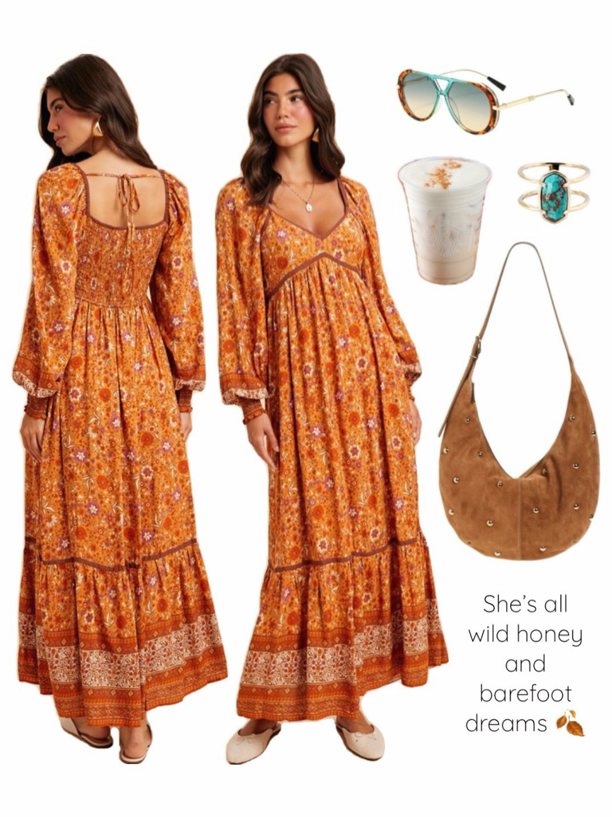 Wild Honey Fields Maxi Dress