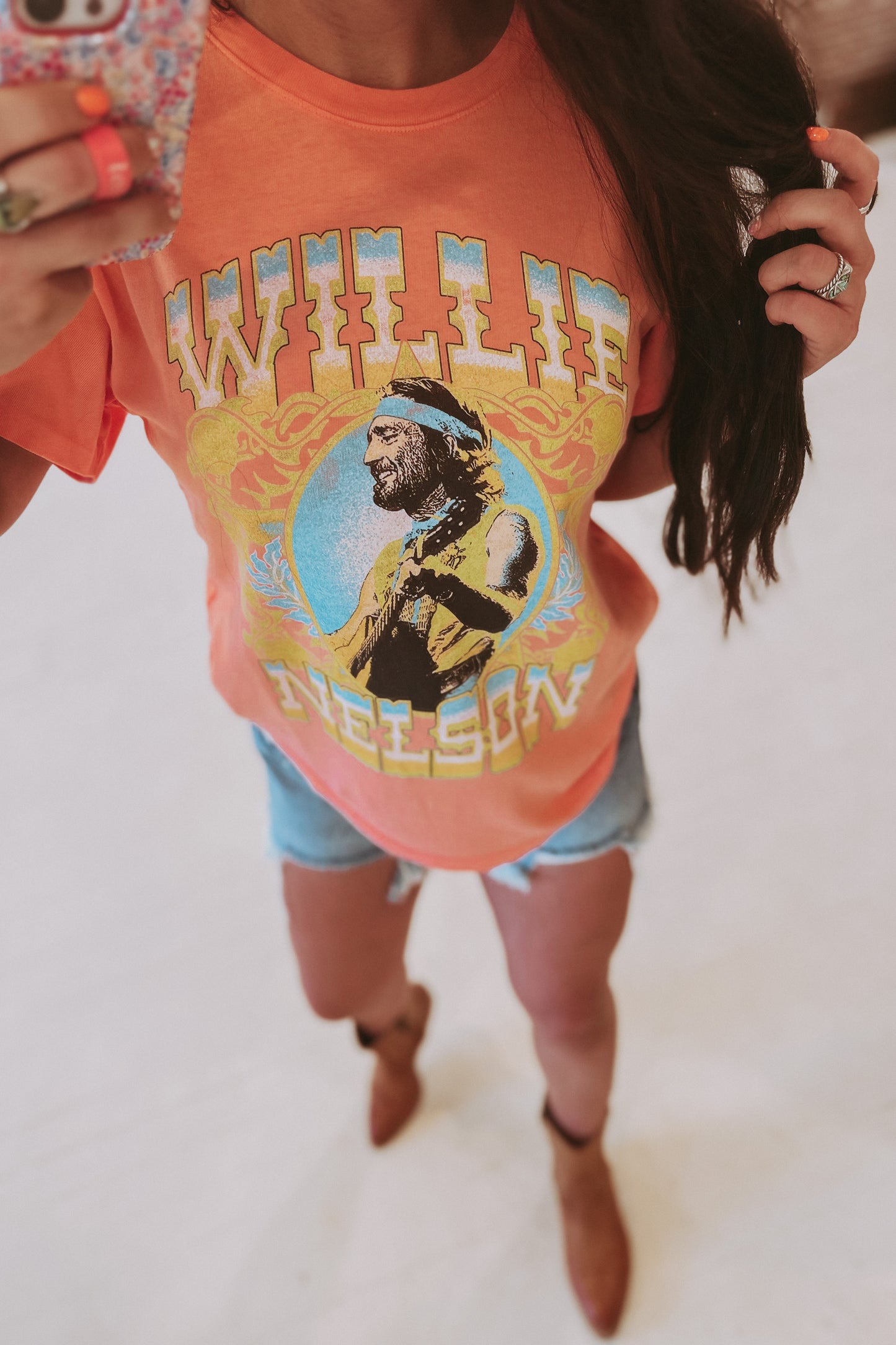 Willie Nelson Outlaw Country Tour Tee