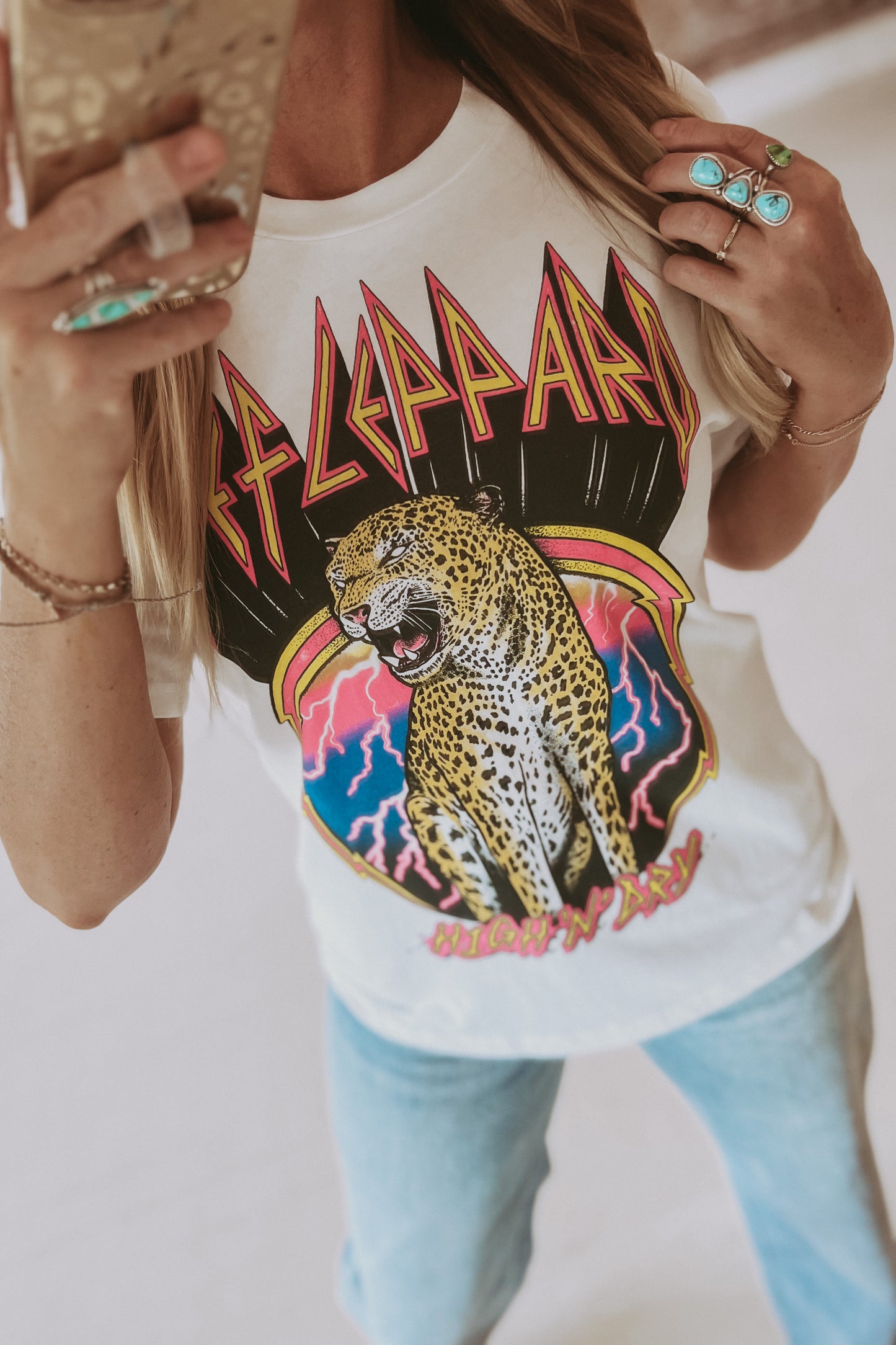 Def Leppard 'High N Dry' Tee