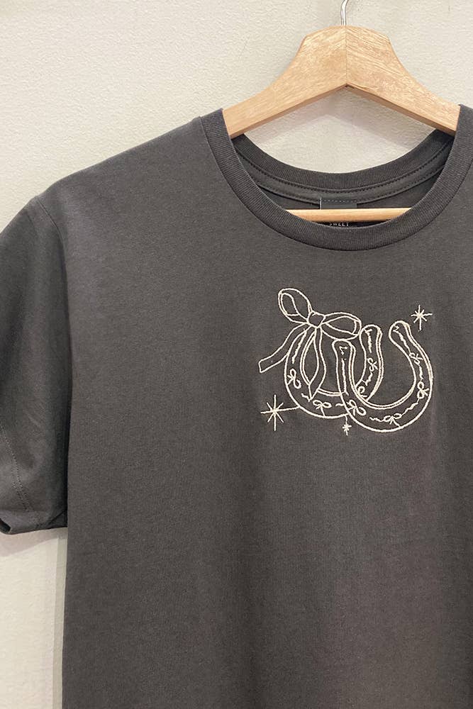 Lucky Star Embroidered Tee
