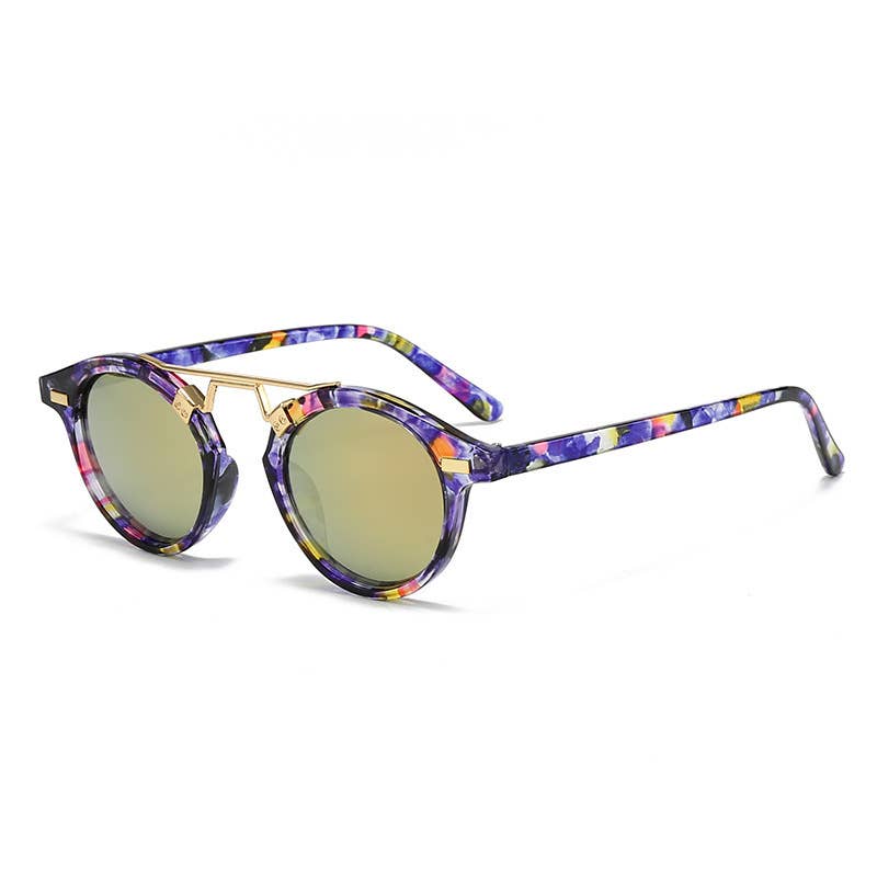 Postcard Round Sunglasses