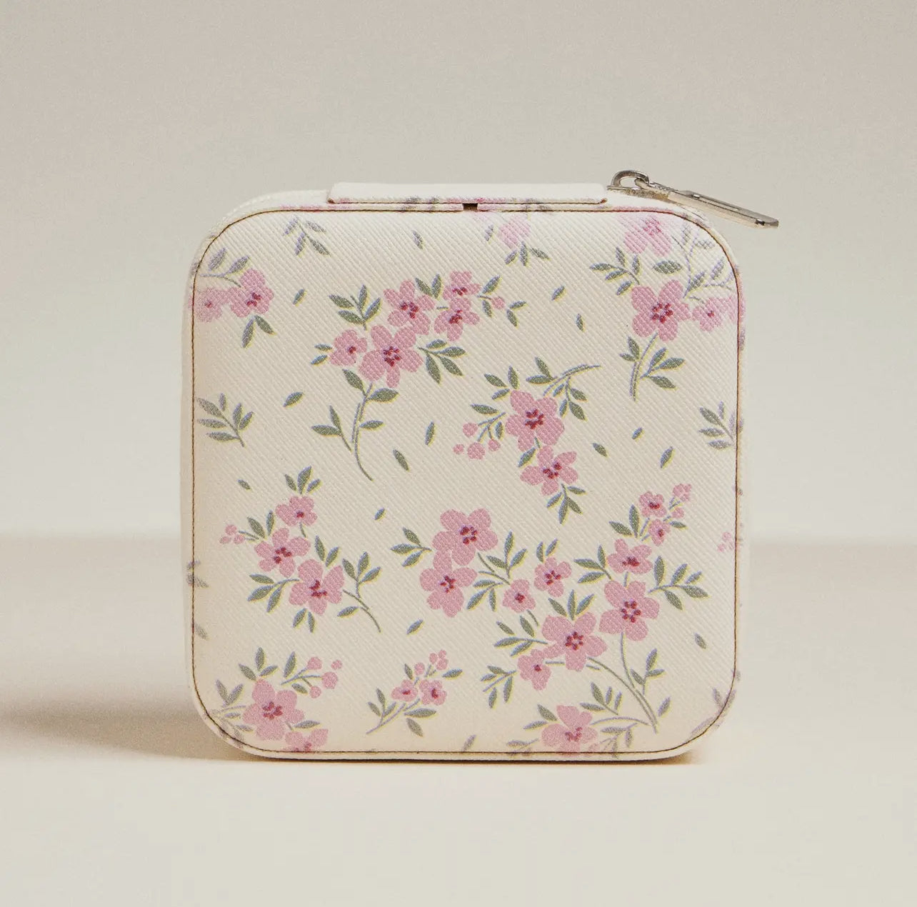 The Garden Case - Petite Floral Travel Jewelry Box