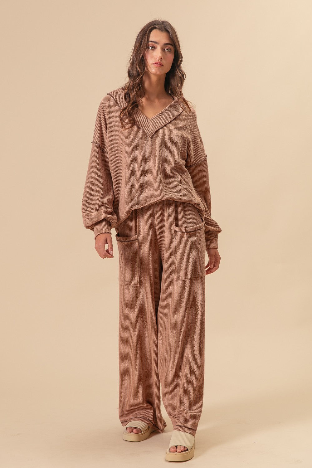 The Sunset Stroll Ribbed Pants