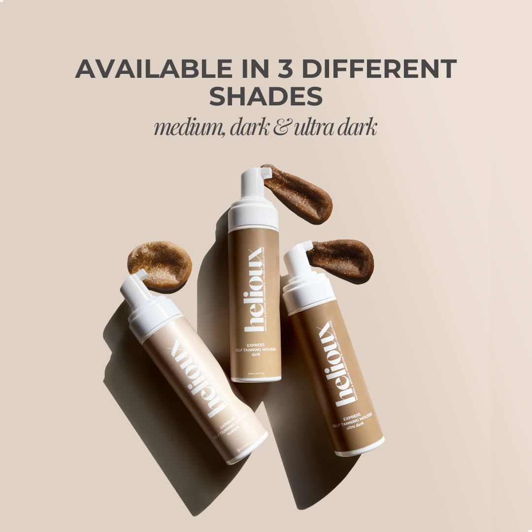 HELIOUX BEAUTY - Self Tanner Mousse 1-3 Hour Express | Dark