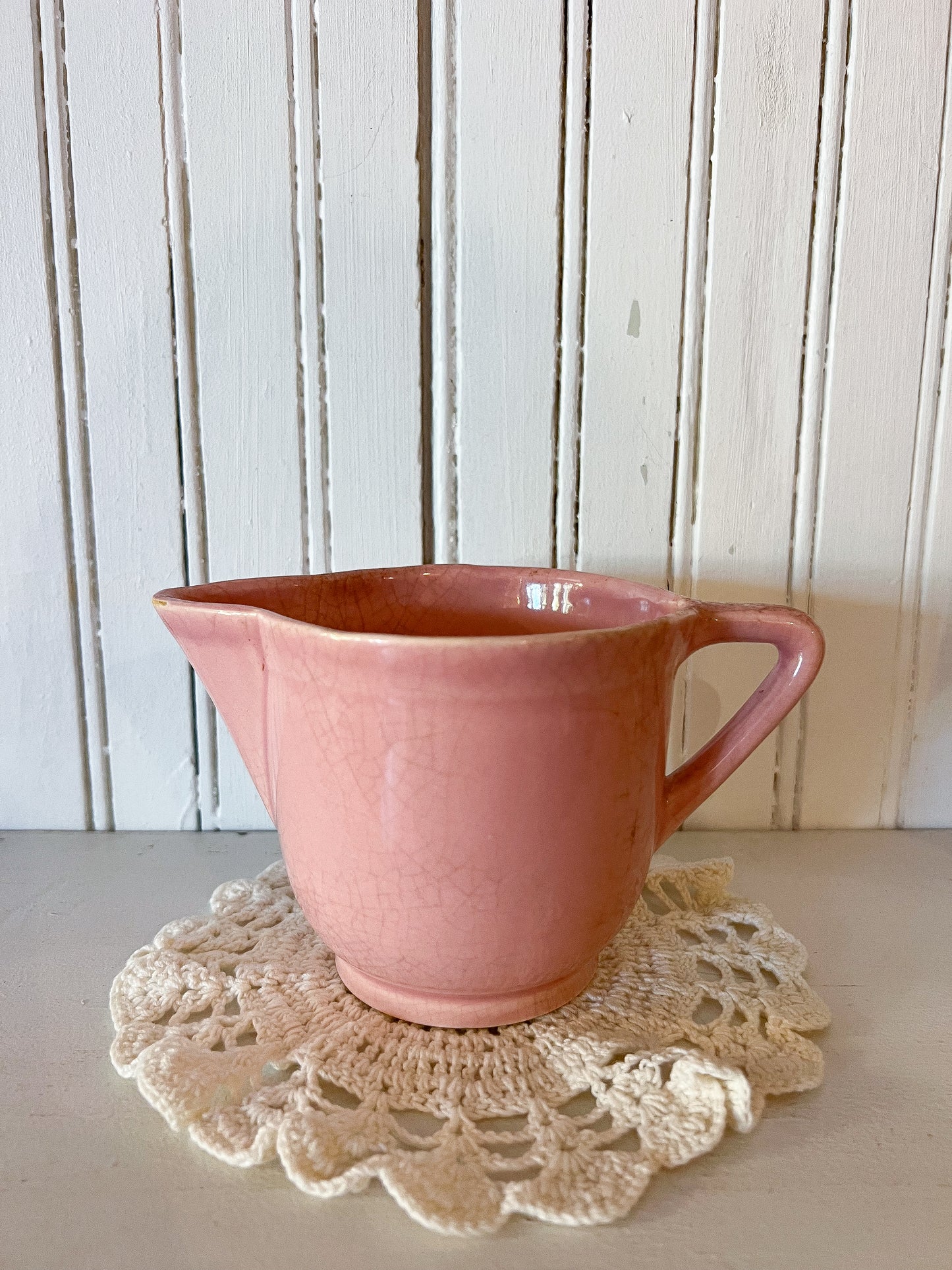FOUND & Co. Blush Glaze Creamer