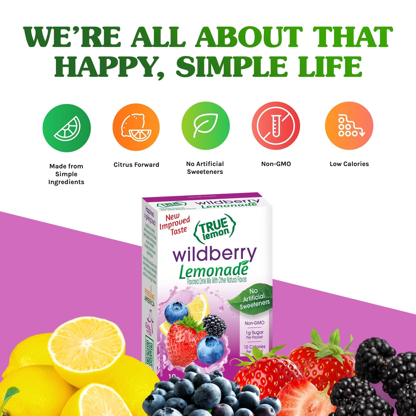 True Citrus - True Lemon Wildberry Lemonade