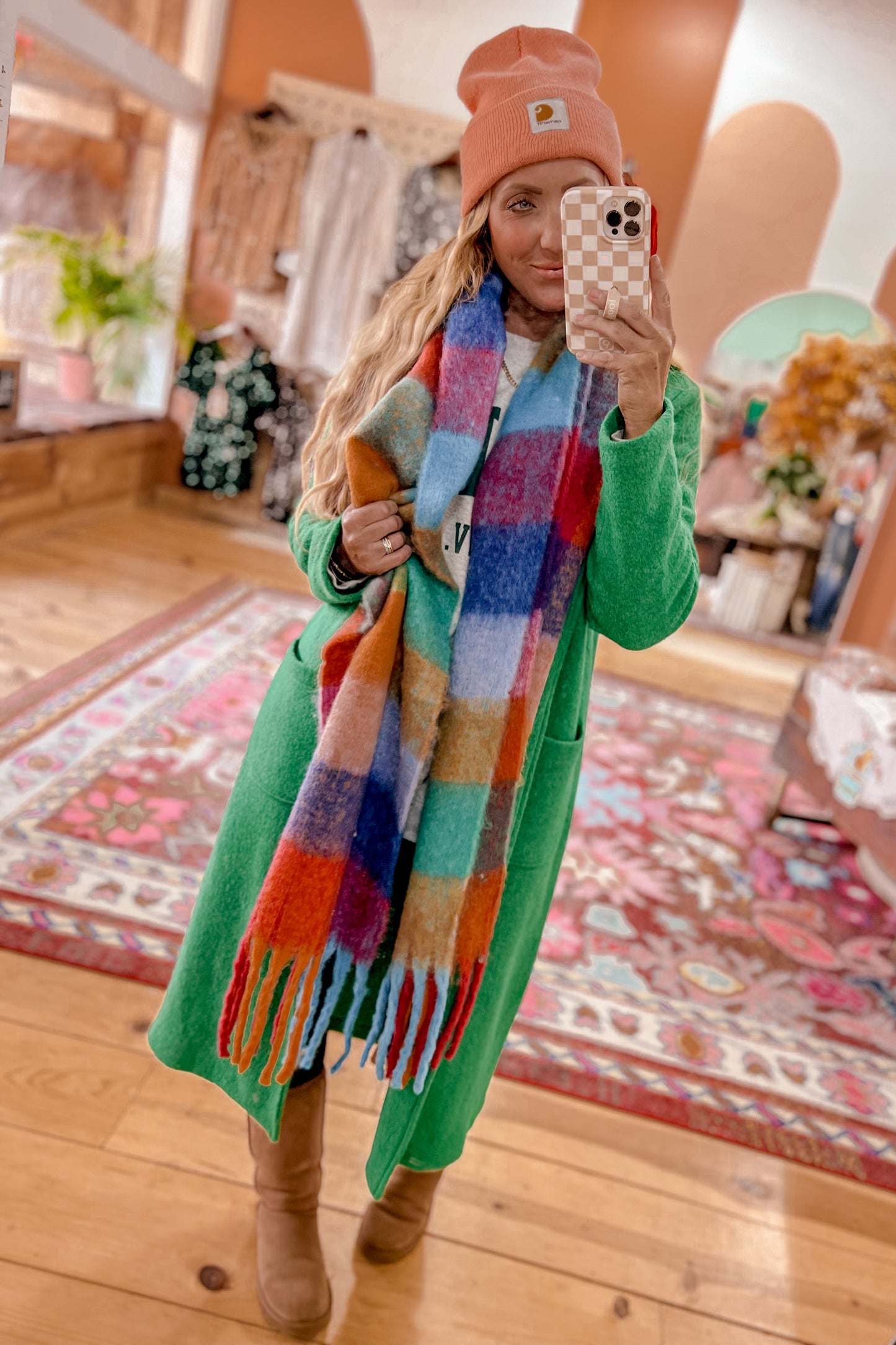 Cuddle Up Cozy Fringe Scarf