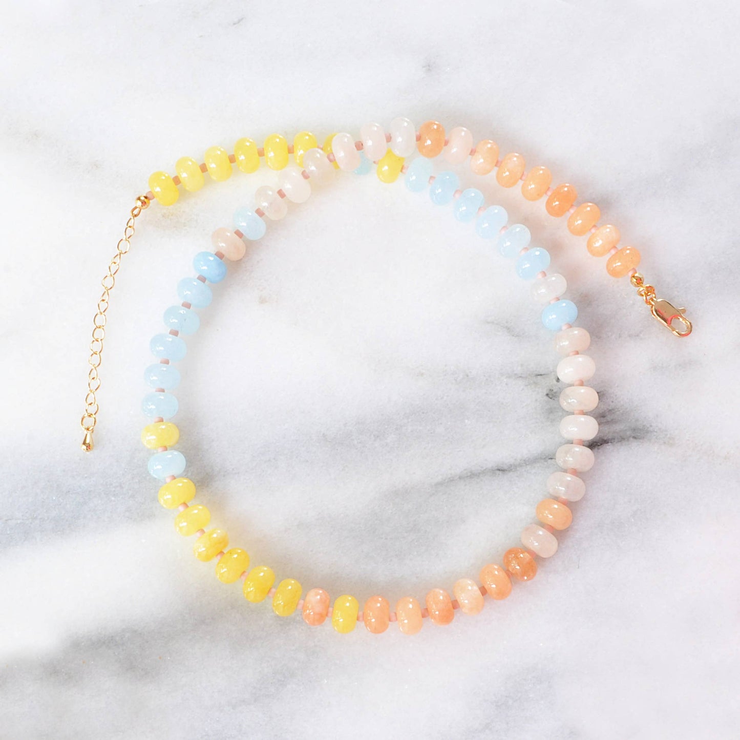 CAPE MAY Chunky Candy Gemstone Necklace