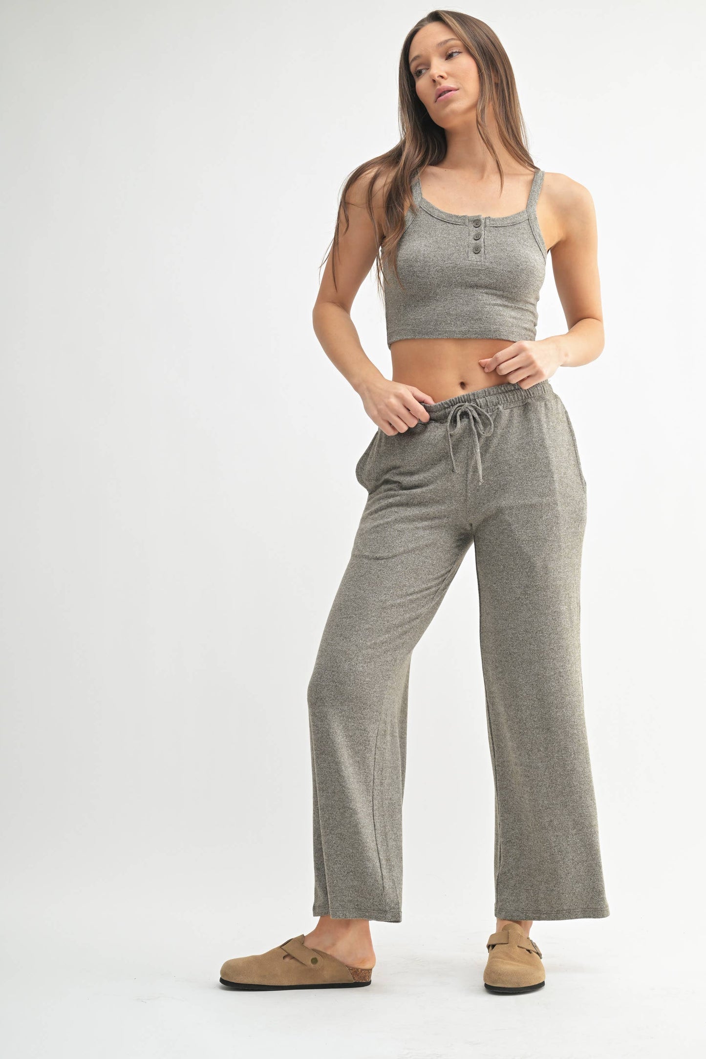 Cloud Kissed Wide Leg Lounge Pant