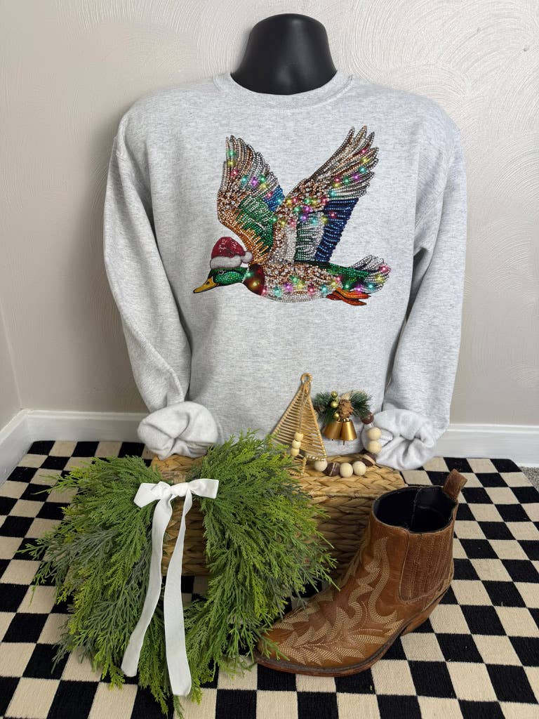 The Walking A - HOLIDAY BEDAZZLED DUCK