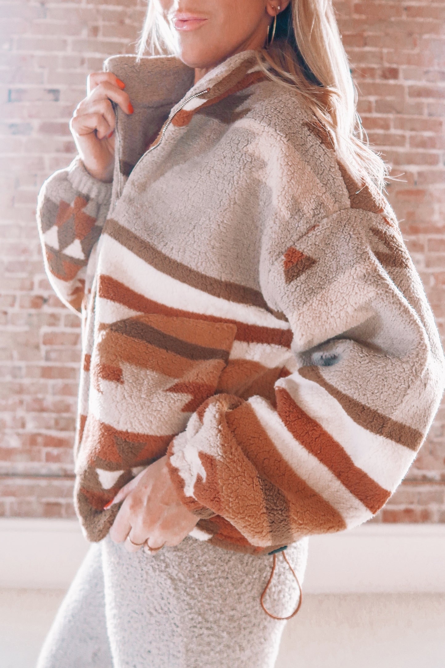 Sedona Half Zip Plush Pullover