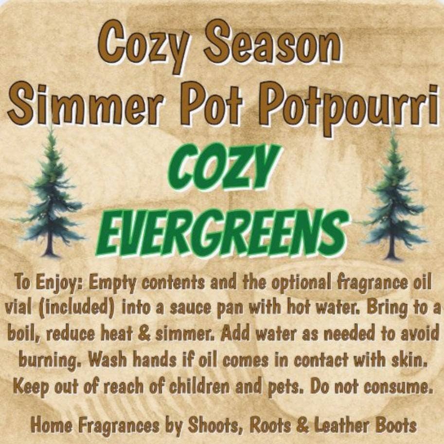 Cozy Evergreen Simmer Pot