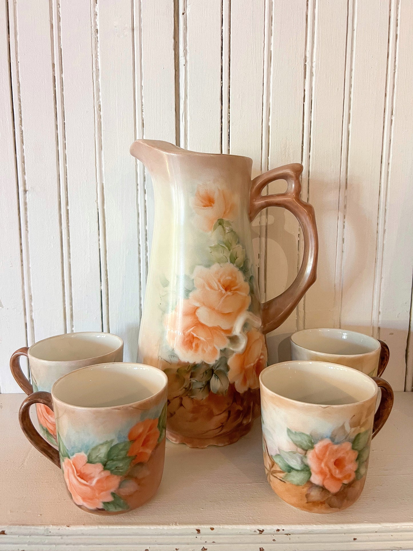 FOUND & Co. Peach Blossom Pitcher Set