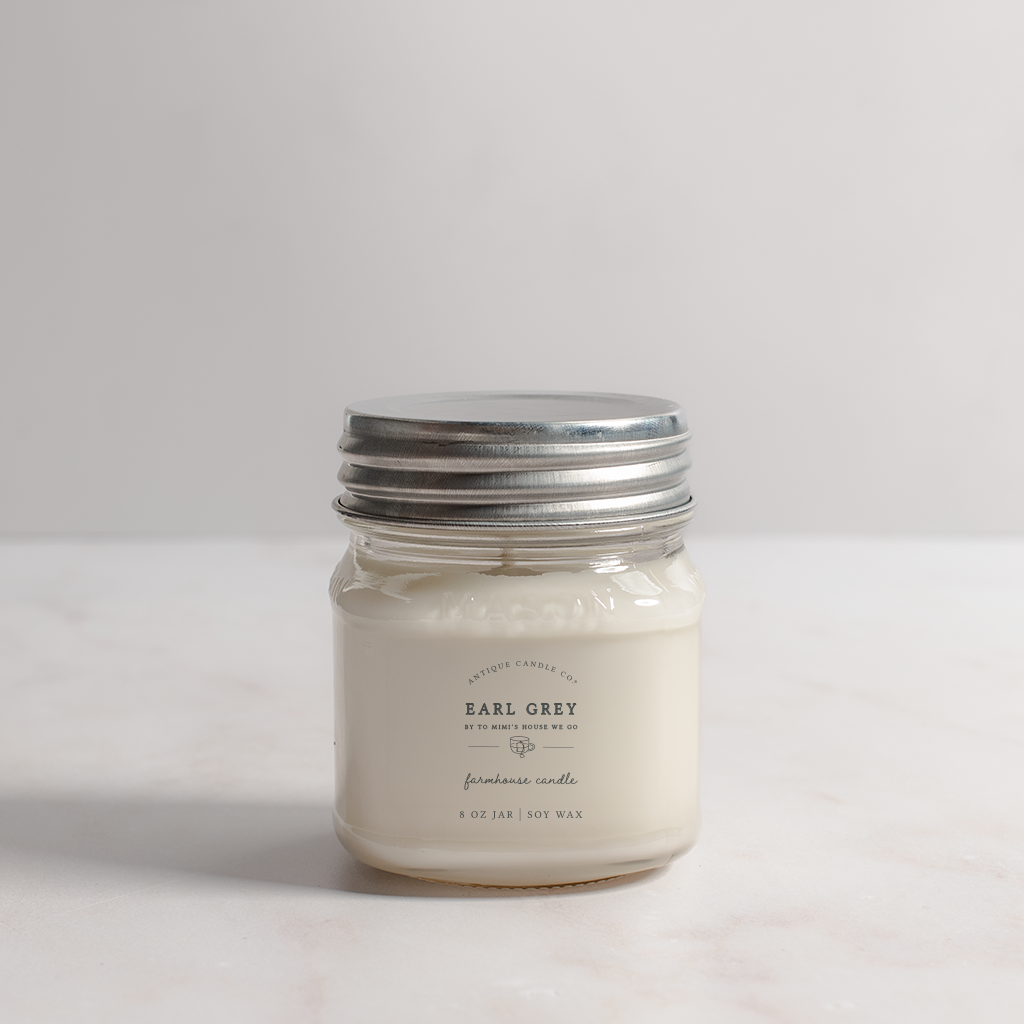 Antique Candle Co.® - Earl Grey - Soy Wax Mason Jar Candle