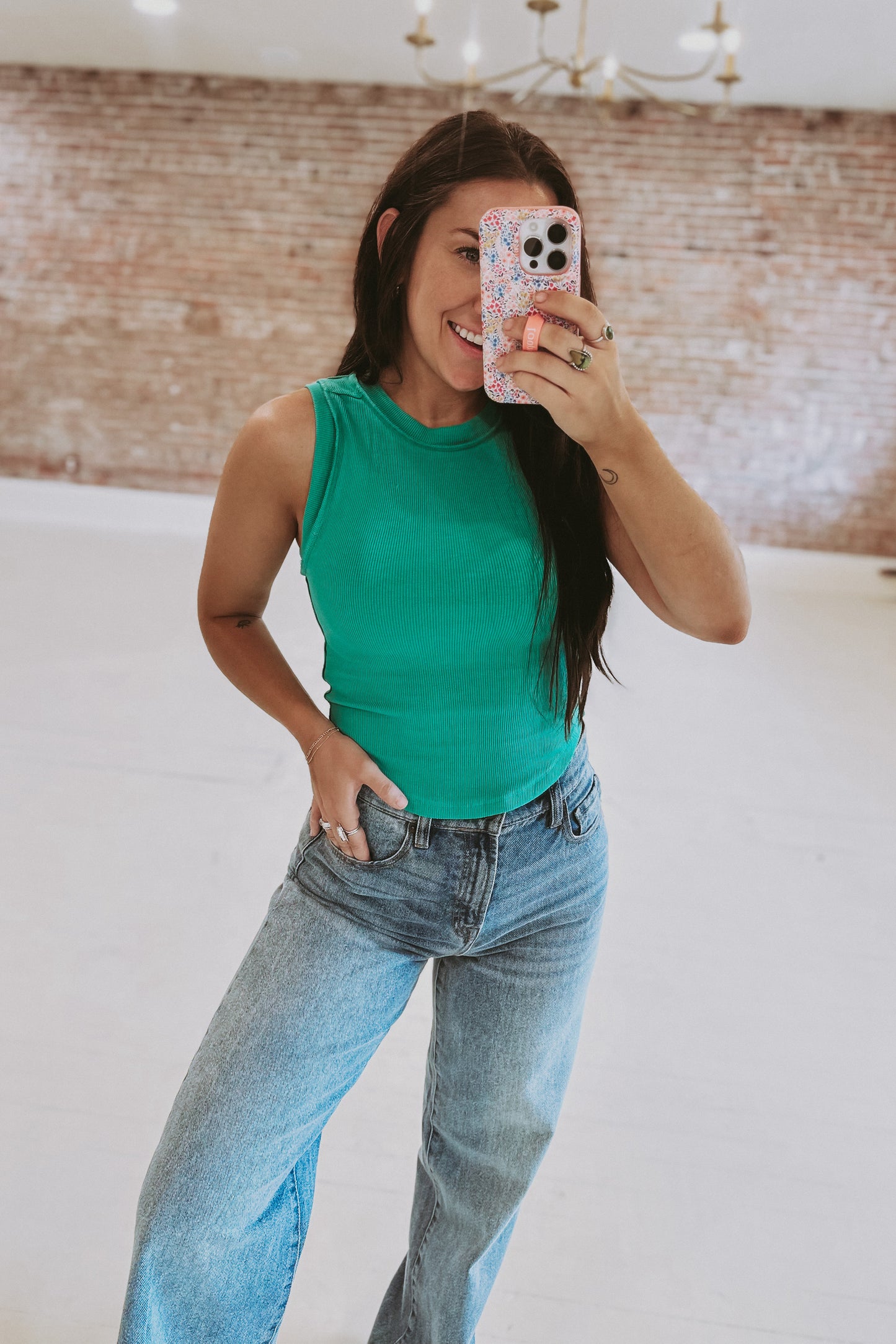 Inside-Out Casual Ribbed Tank