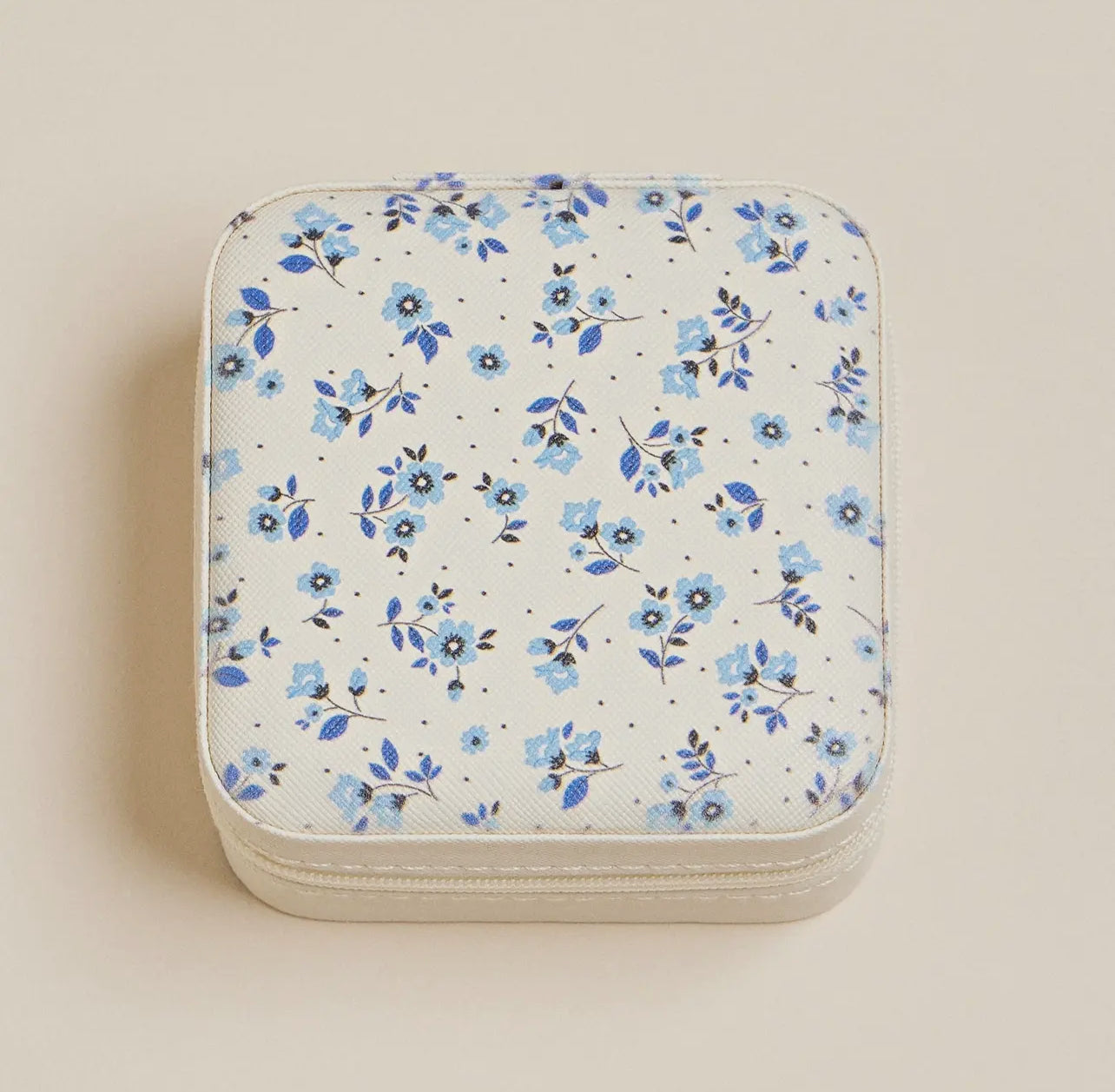 The Bluebell Garden Case - Petite Travel Jewelry Box
