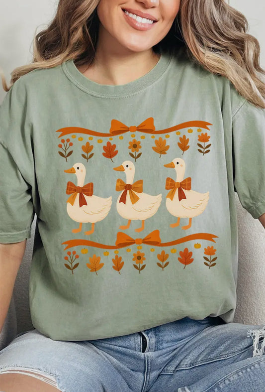 Cottage Core style goose t-shirt
