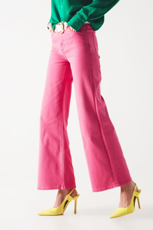 In Motion Wide Leg Denim