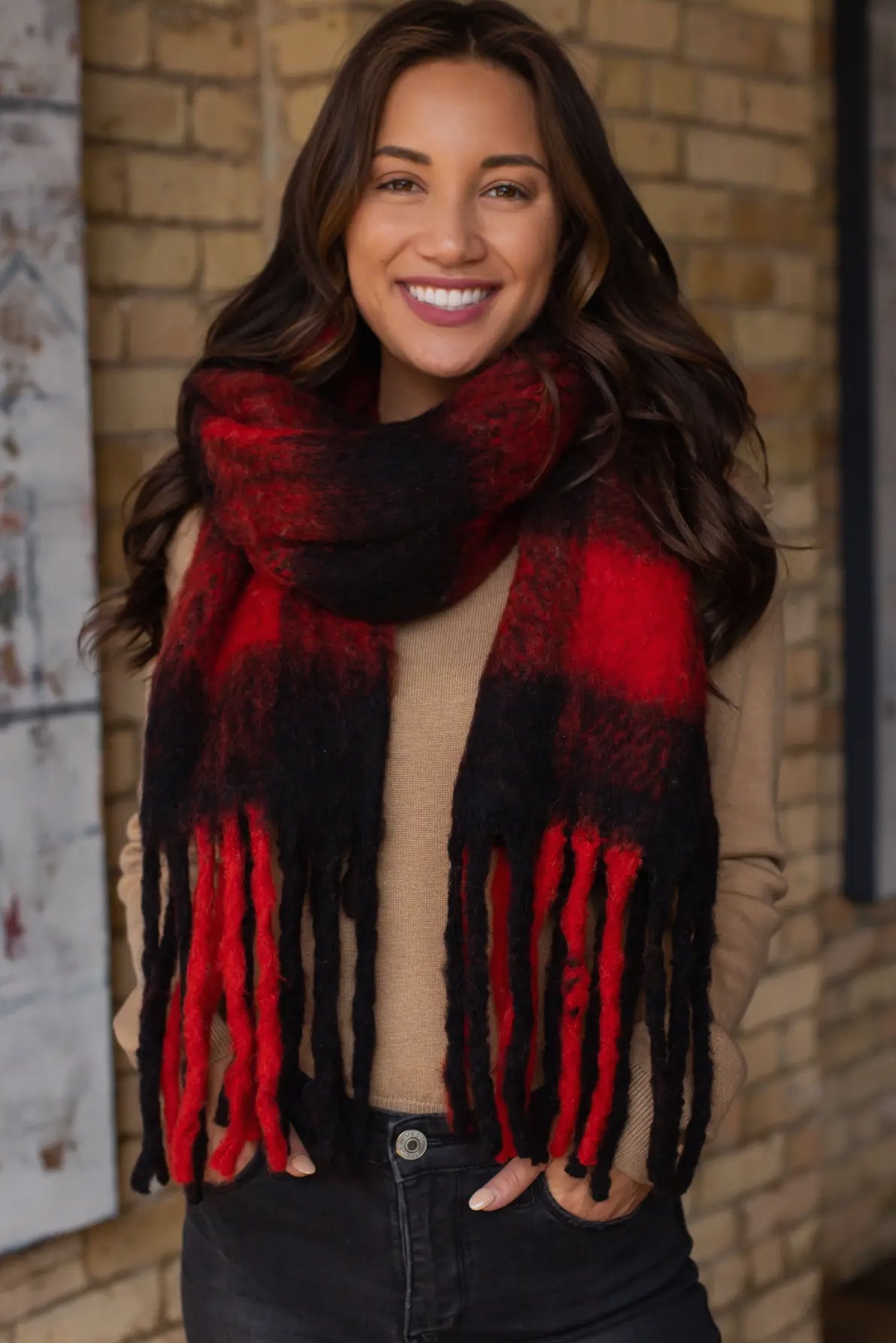 The Izzie Plaid Scarf