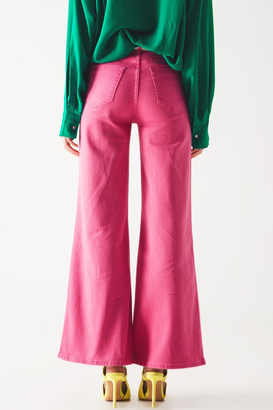 In Motion Wide Leg Denim