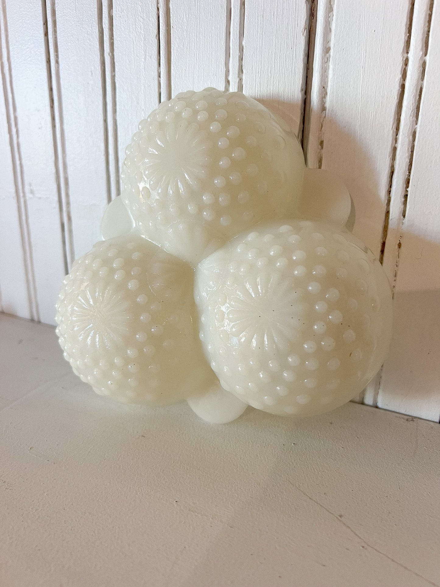 FOUND & Co. Milk Glass Clover Dish