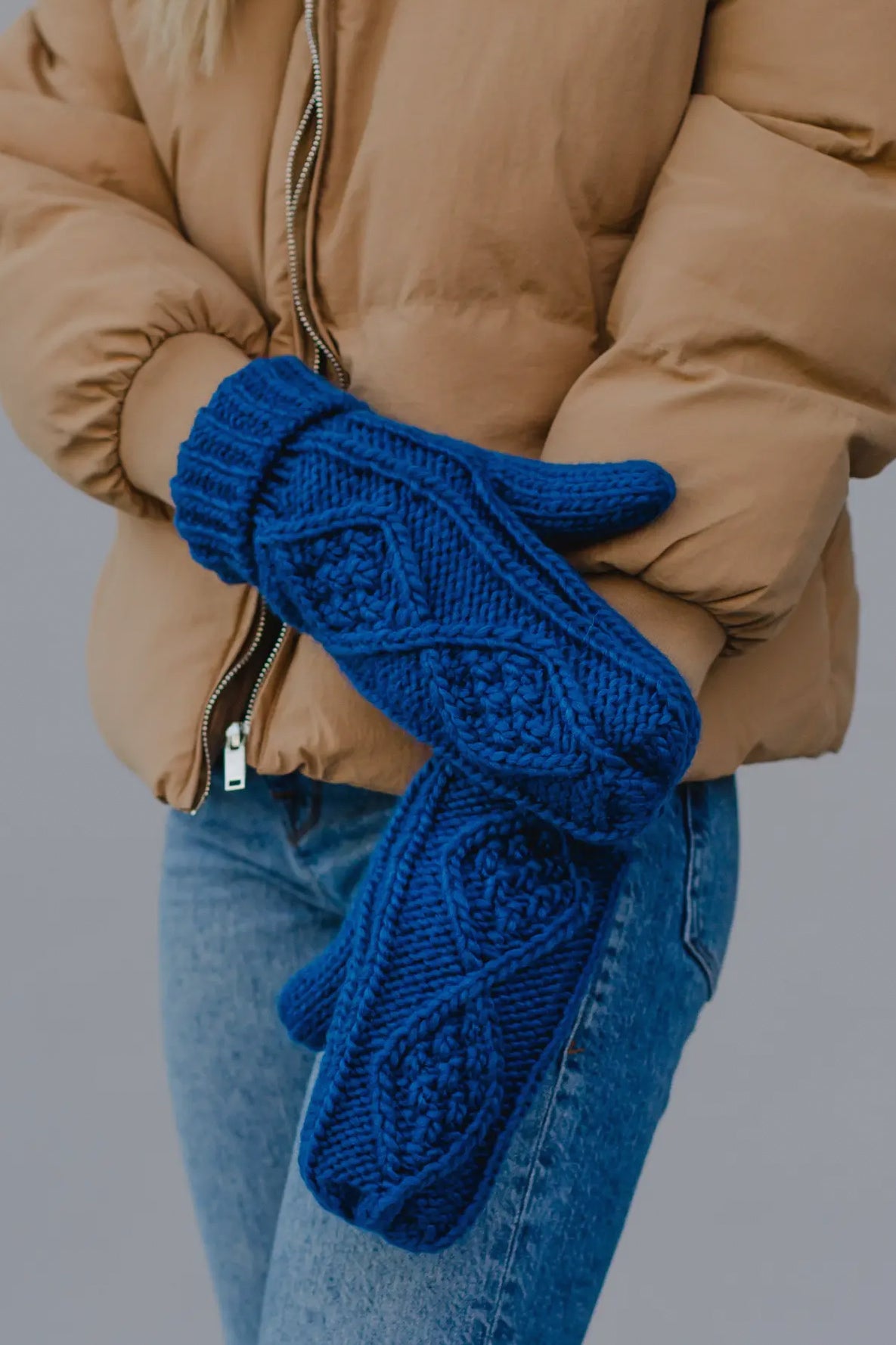 Cable Knit Mittens