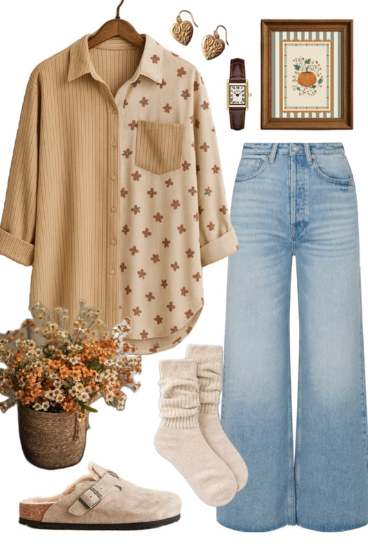 Prairie Bloom Button-Up Shirt