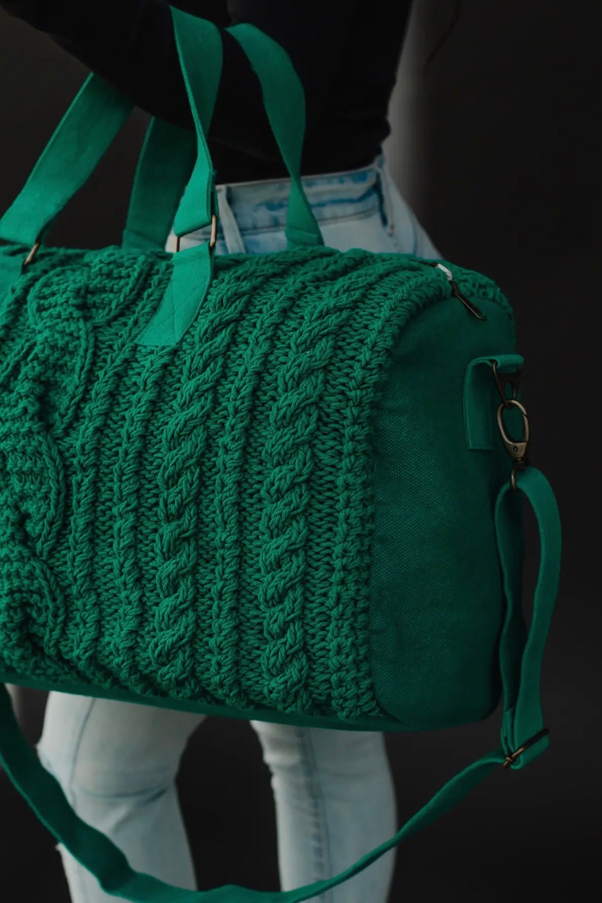 Not Your Average Knit Duffel