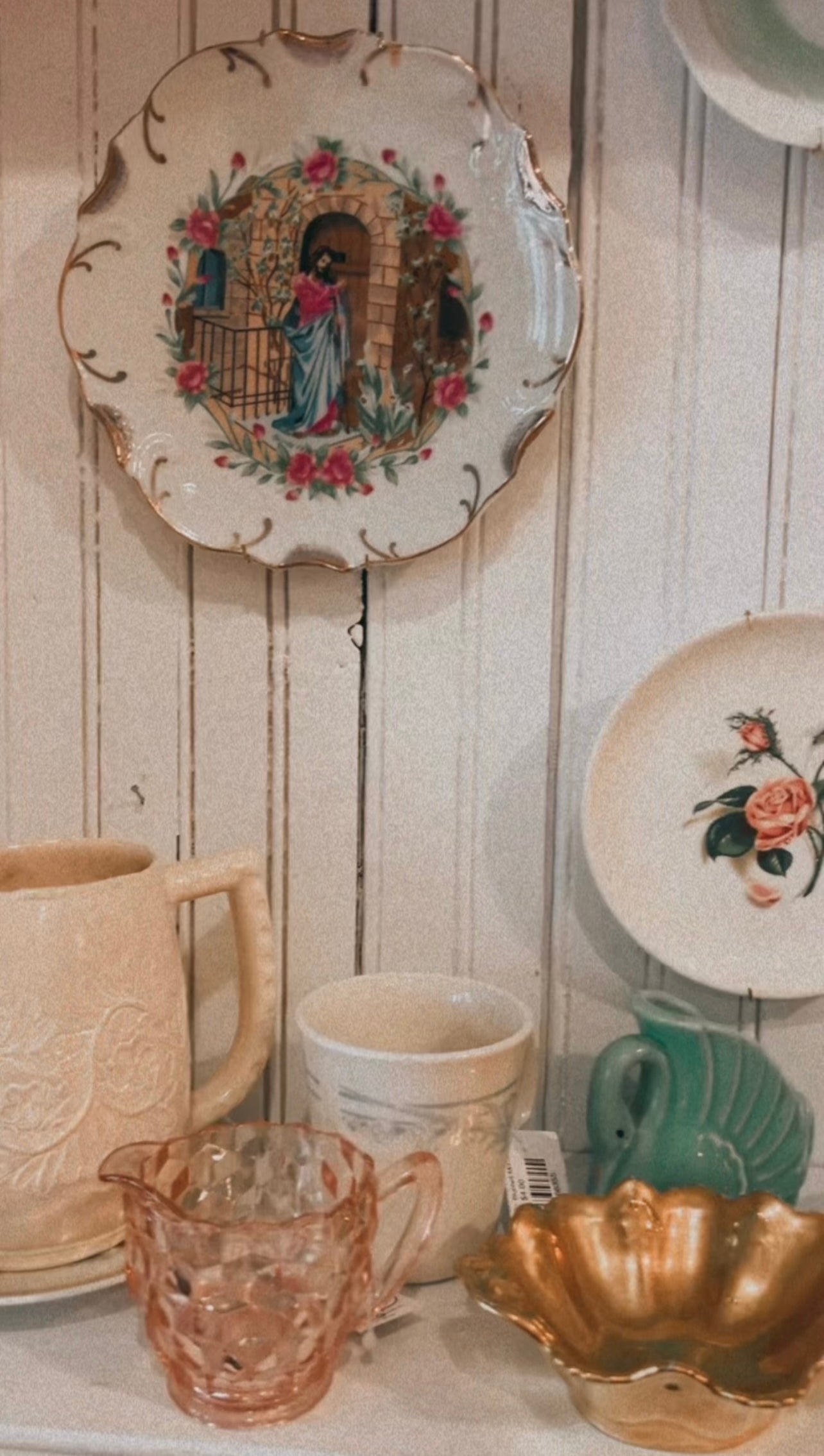 FOUND & Co. Cottage Rose Plate