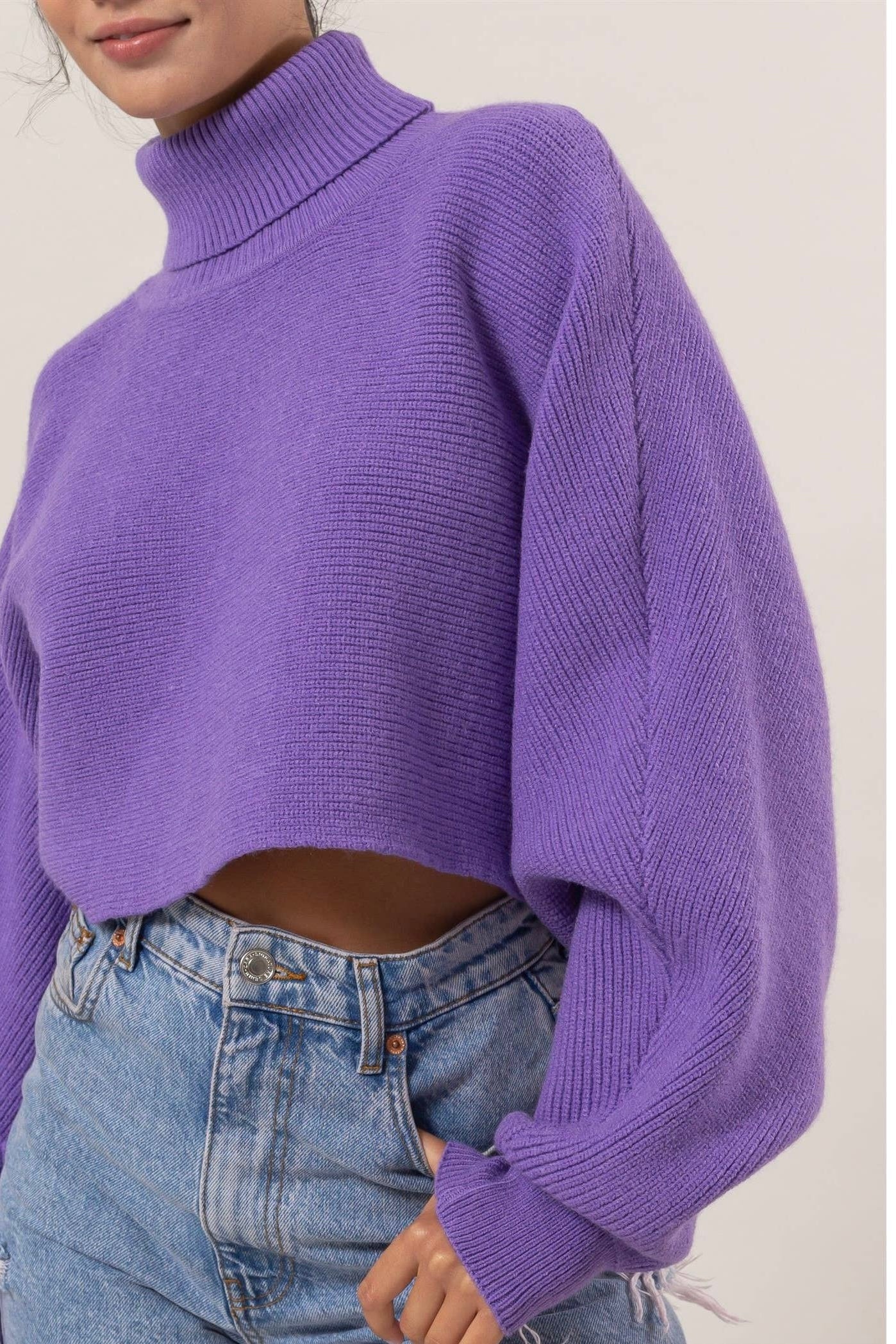 The Violet Cloud Turtleneck