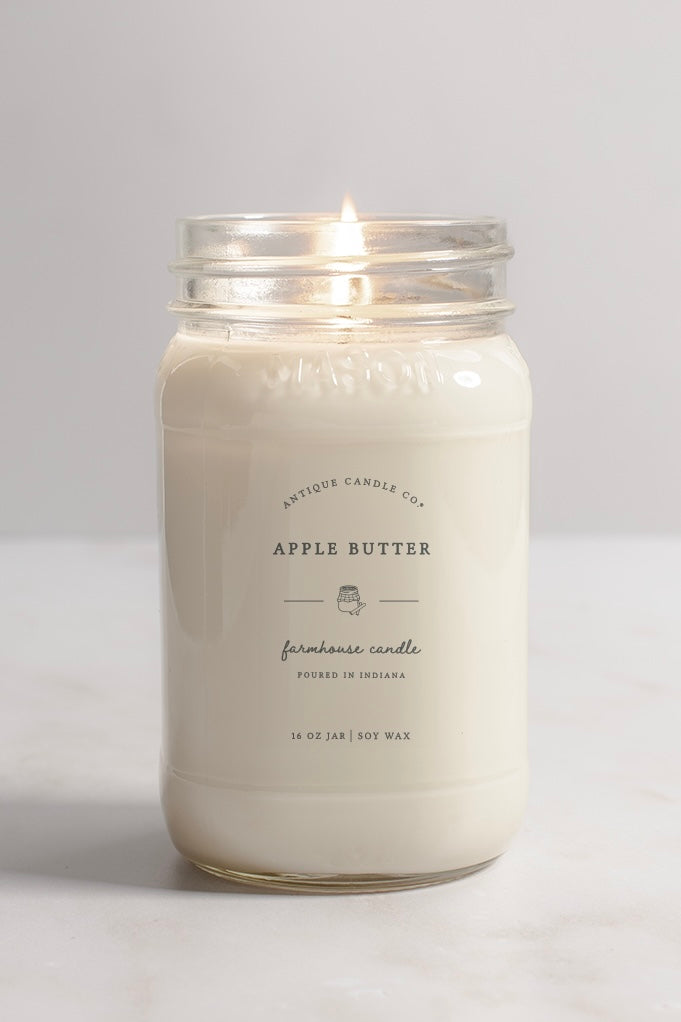 Antique Candle Co.® - Apple Butter - Soy Wax Mason Jar Candle