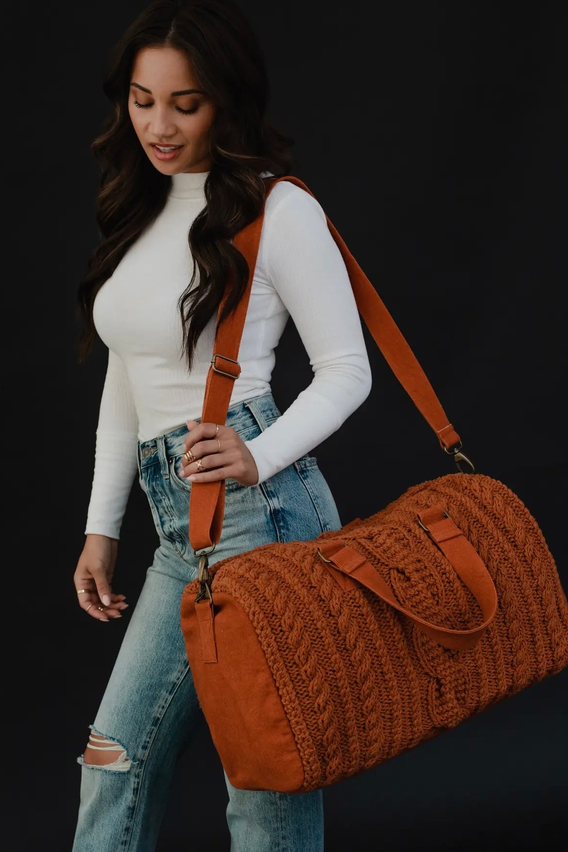 Not Your Average Knit Duffel