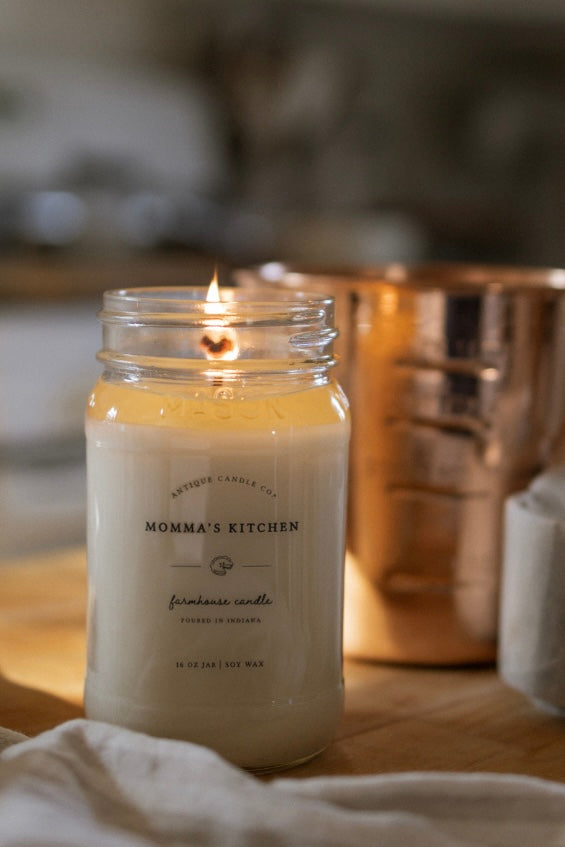 Antique Candle Co.® - Momma's Kitchen - Soy Wax Mason Jar Candle