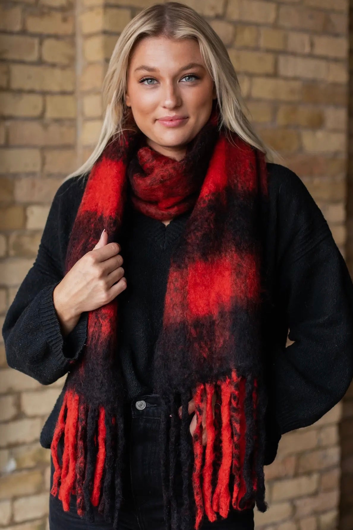 The Izzie Plaid Scarf