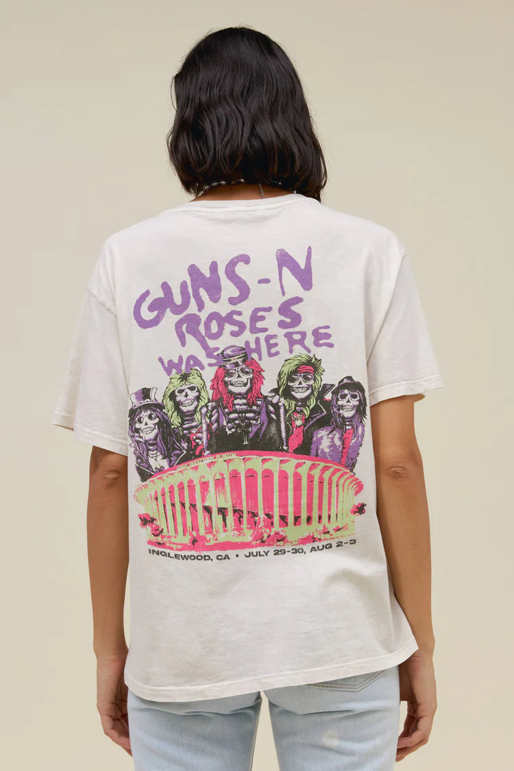 Guns N' Roses Was Here Tee – The Rollin' J Guns N' Roses Was Here Tee – The Rollin' J