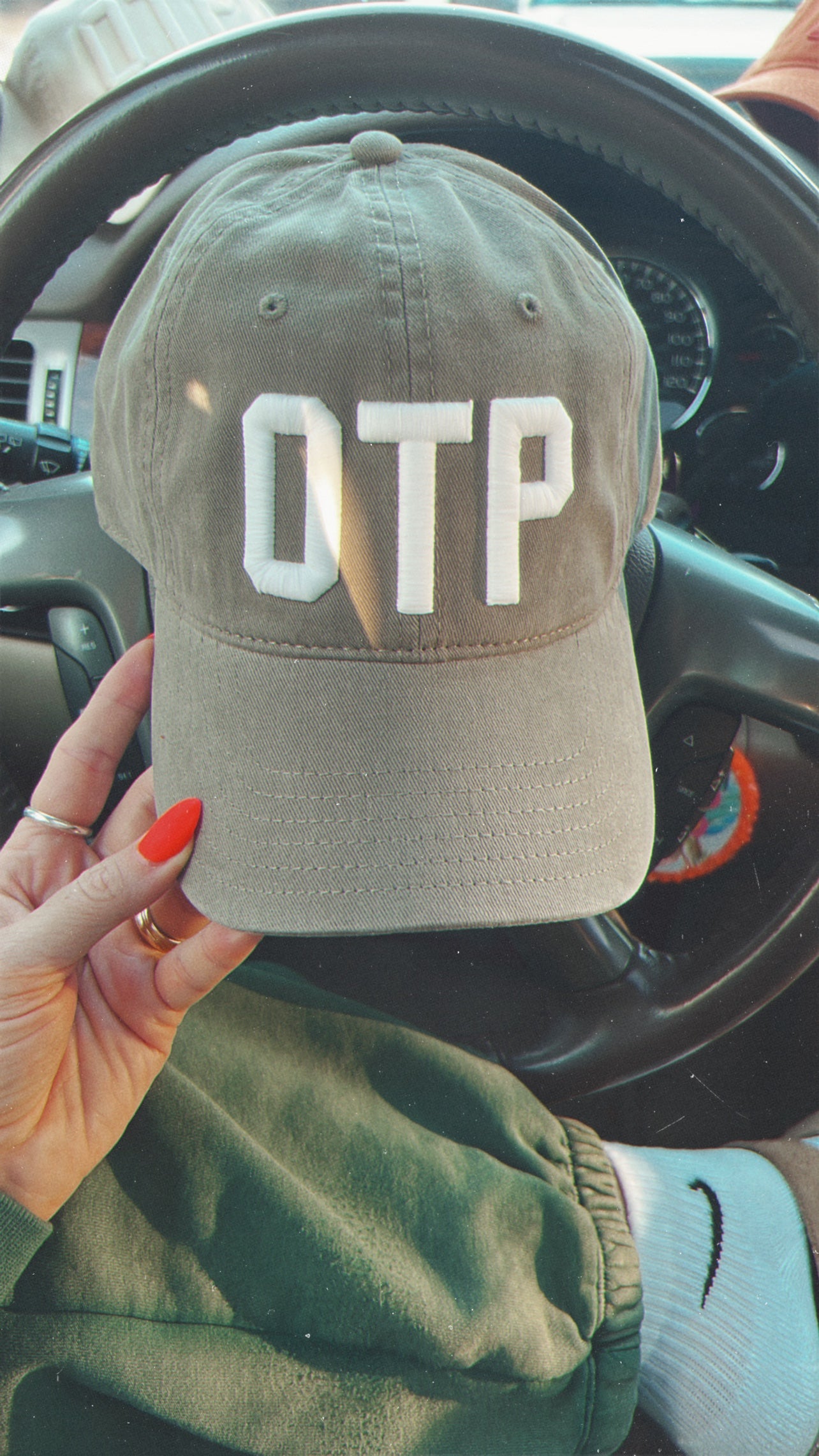 OTP Code Hat - Faded Olive