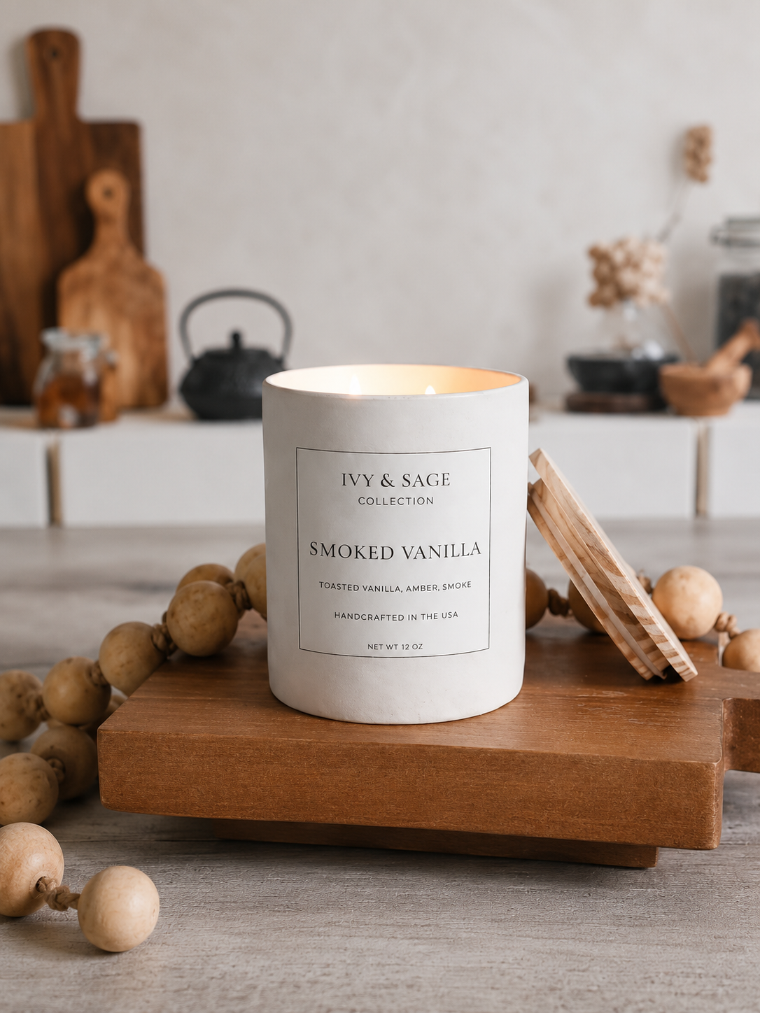 Ivy & Sage Candle | Smoked Vanilla