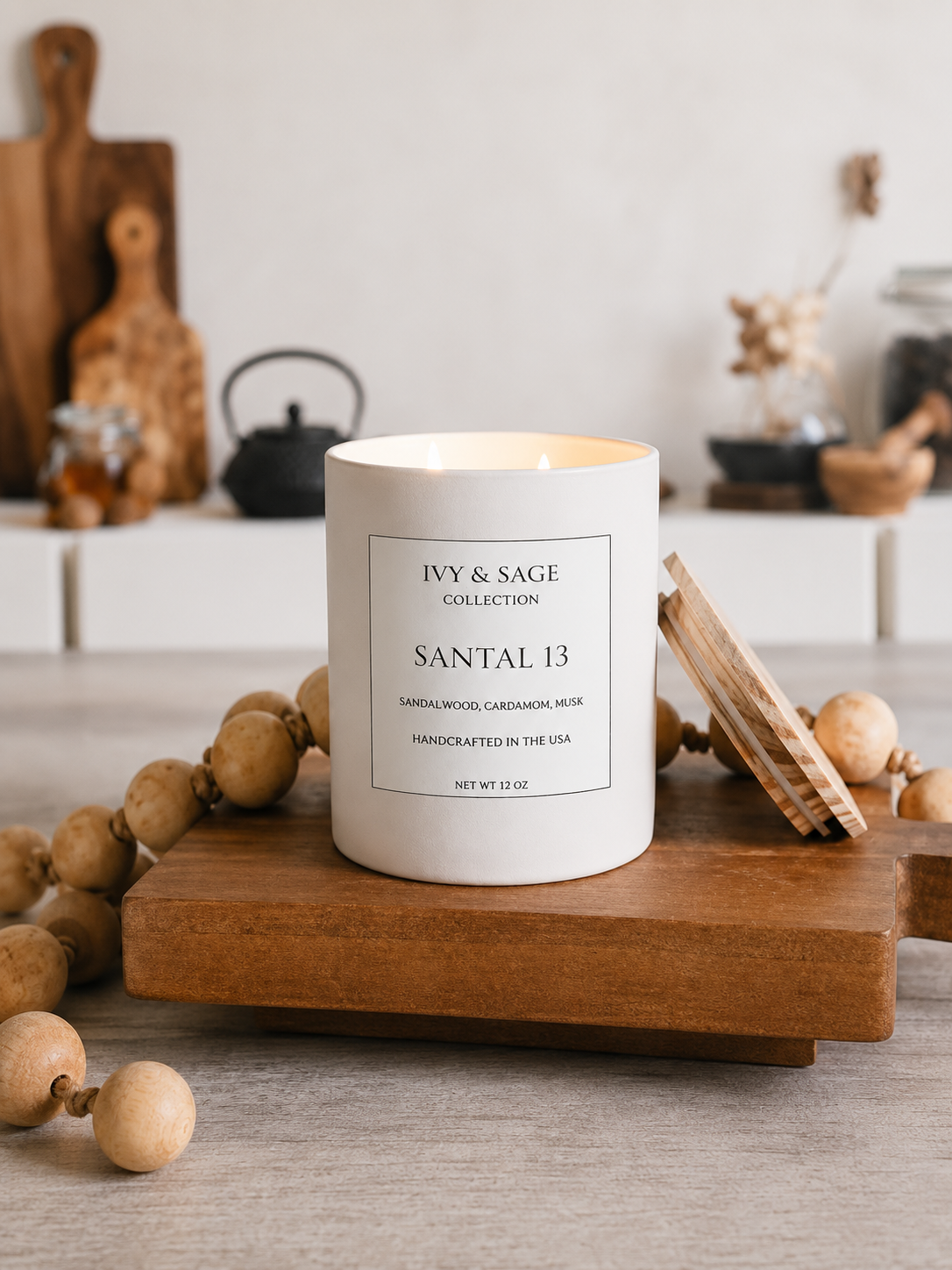 Ivy & Sage Candle | Santal 13